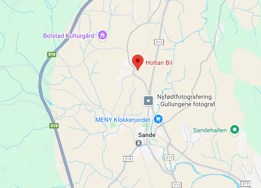 Kart over hvor du finner Holtan Bil AS